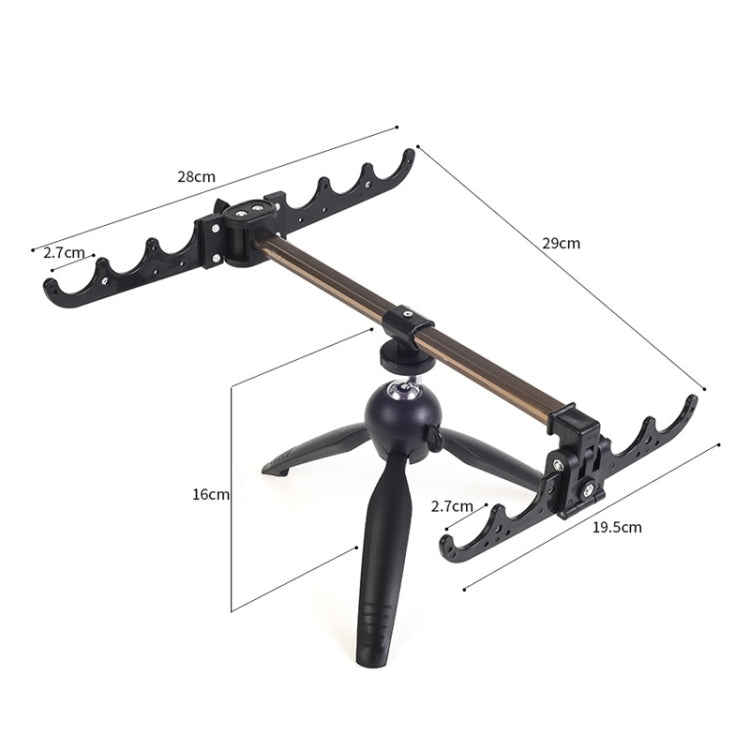 LEO 28066 Ice Fishing Triangle Battery Bracket Rod Rack Fishing Tackle, LEO 28066