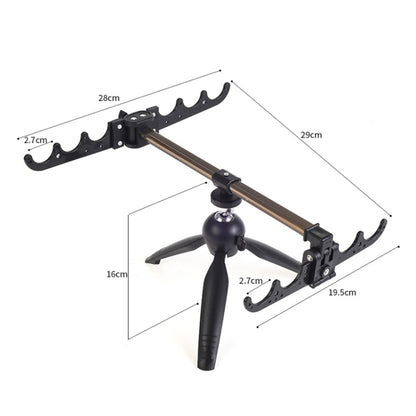 LEO 28066 Ice Fishing Triangle Battery Bracket Rod Rack Fishing Tackle, LEO 28066