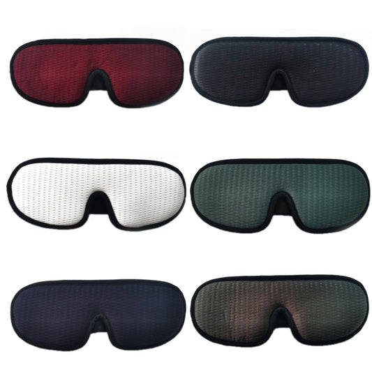 3D Breathable Shading Eye Protection Sleep Eye Mask, Purple Red, Black, White, Green, Navy, Gray