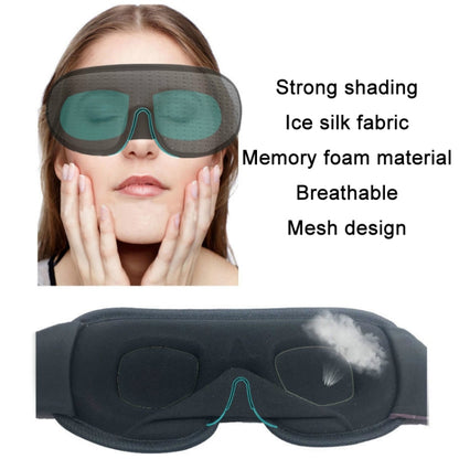 3D Breathable Shading Eye Protection Sleep Eye Mask, Purple Red, Black, White, Green, Navy, Gray