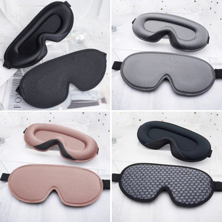 Three-Dimensional Breathable Hollow Sleep Shading Eye Mask, Black, Gray, Champagne Color, Color Matching