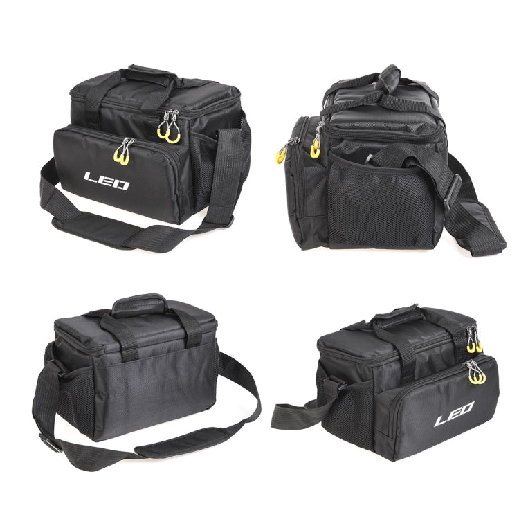LEO 28048 Thickening Square Road Sub Bag Bait Wheel Fishing Gear Bag