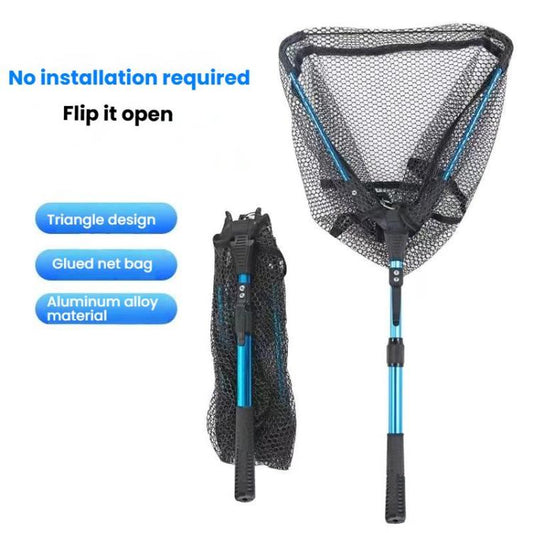LEO 28109 Triangle 2 Section Extended Aluminum Alloy Fish Net