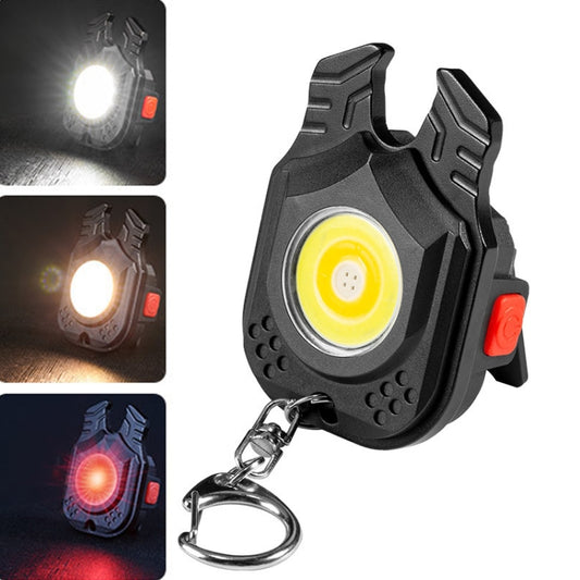 E-SMARTER W5129 Mini Strong Light Portable Flashlight, Specification:, With Keychain, With Tape Rope