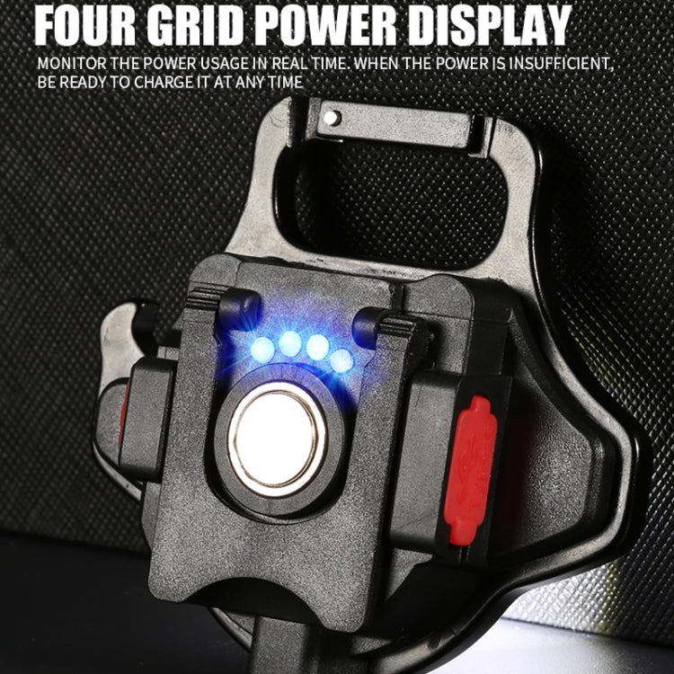 E-SMARTER W5133 Mini Keychain Strong Light Portable Flashlight, Specification:, Black, Black+Tripod
