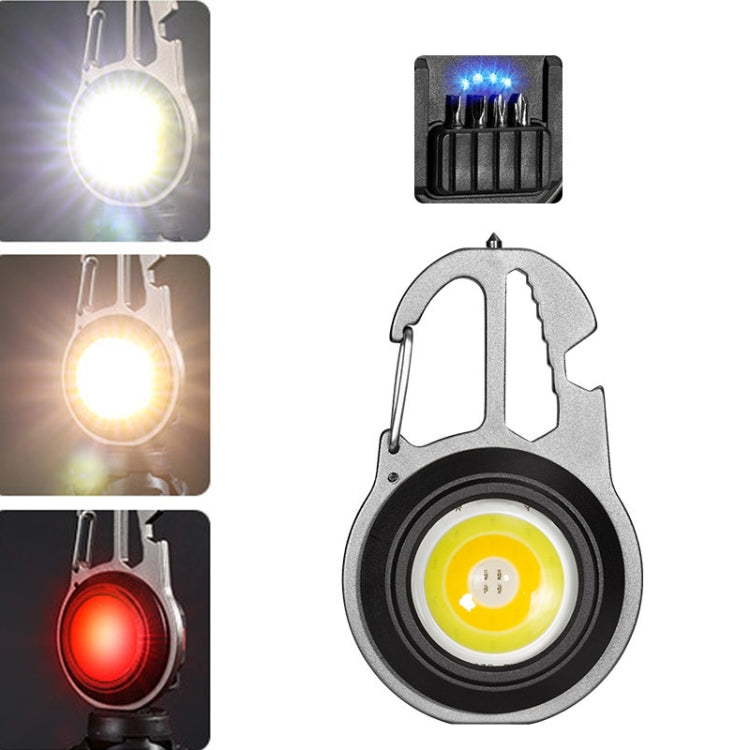 E-SMARTER W5137 Mini Wrench Glare Portable Flashlight, Specification:, Black+Screws, Tarnish+Screws, Black+Screws+Tripod, Tarnish+Screws+Tripod
