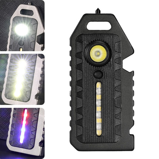 E-SMARTER W5136 Mini Keychain Strong Light Portable Flashlight, W5136 Black, W5136 Tarnish