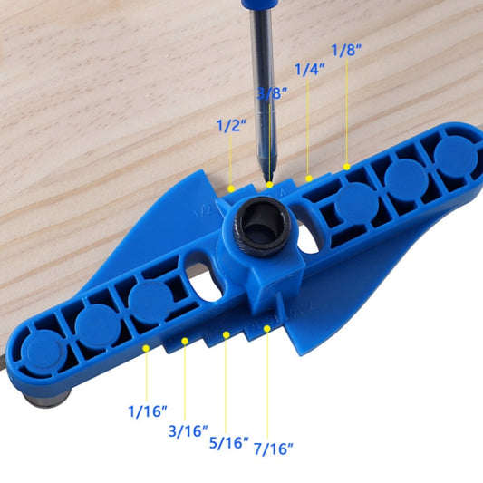 DIY Woodworking Hole Locator Self-Centering Marker, Blue Drill Bit, Orange, Orange Drill Bit