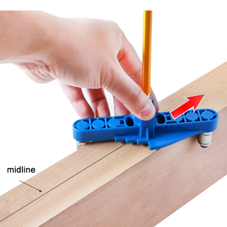 DIY Woodworking Hole Locator Self-Centering Marker, Blue Drill Bit, Orange, Orange Drill Bit