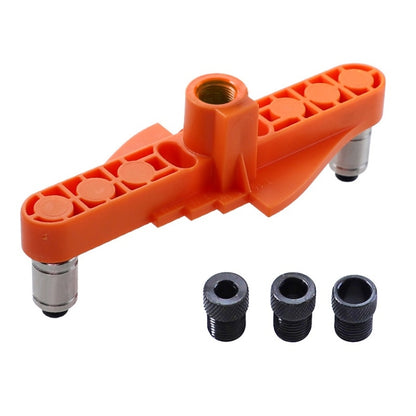 DIY Woodworking Hole Locator Self-Centering Marker, Blue Drill Bit, Orange, Orange Drill Bit