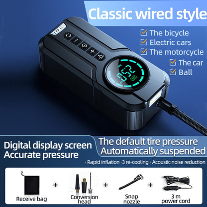 YX1819 Car Wired Portable Air Pump Electric Vehicle Tire High Power Inflator, YX1819 Wired
