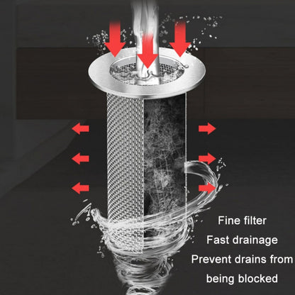 304 Stainless Steel Sewer Anti-Clogging Filter, Model: 42 Long