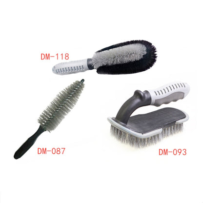 3 PCS Car Tire Brush Carpet Foot Pad Brush, Style:, DM-08 Pointed Brush, DM-093 Large U-shaped Brush, DM-118 Double Twisted Wire Brush