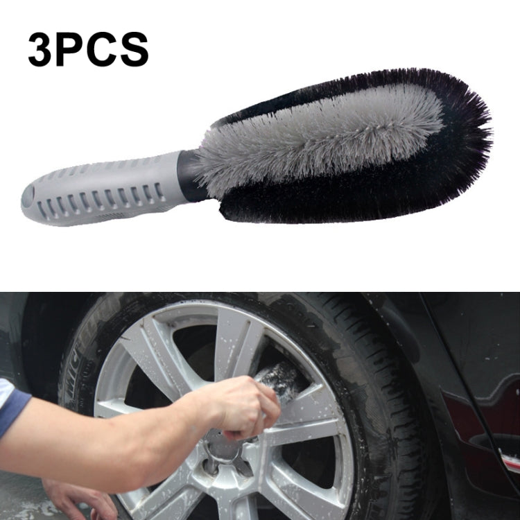 3 PCS Car Tire Brush Carpet Foot Pad Brush, Style:, DM-08 Pointed Brush, DM-093 Large U-shaped Brush, DM-118 Double Twisted Wire Brush