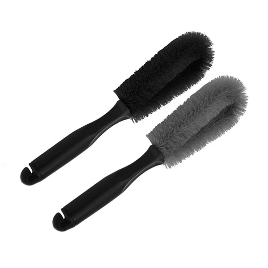 4 PCS Car Wheel Brush Car Washing Supplies, Black, Grey