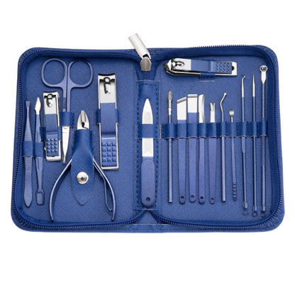 Stainless Steel Nail Clipper Nail Art Tool Set, Color:, 22 PCS/Set (Green), 16 PCS/Set (Green), 12 PCS/Set (Green), 10 PCS/Set (Green), 7 PCS/Set (Green), 26 PCS/Set (Blue), 18 PCS/Set (Blue), 9 PCS/Set (Blue)