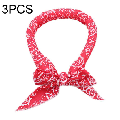 3 PCS Summer Cooling Bandana Neck Wraps Scarf For Women Men Kids Pet
