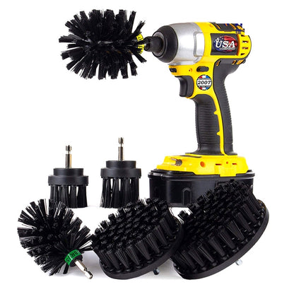 6PCS Electric Drill Head Car Tire Floor Crevice Cleaning Brush, 6 PCS / Set Brush(Yellow), 6 PCS / Set Brush(Blue), 6 PCS / Set Brush(Red), 6 PCS / Set Brush(White), 6 PCS / Set Brush(Black)