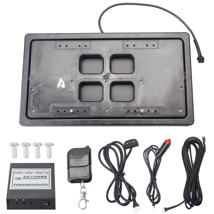 US Standard Car Flip Retractable License Plate Holder Hidden Shutter Cover License Plate Holder, US Standard Flip Retractable
