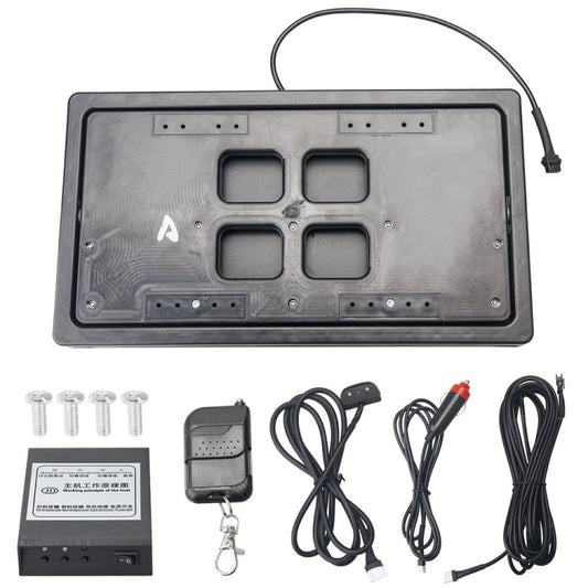 US Standard Car Flip Retractable License Plate Holder Hidden Shutter Cover License Plate Holder, US Standard Flip Retractable