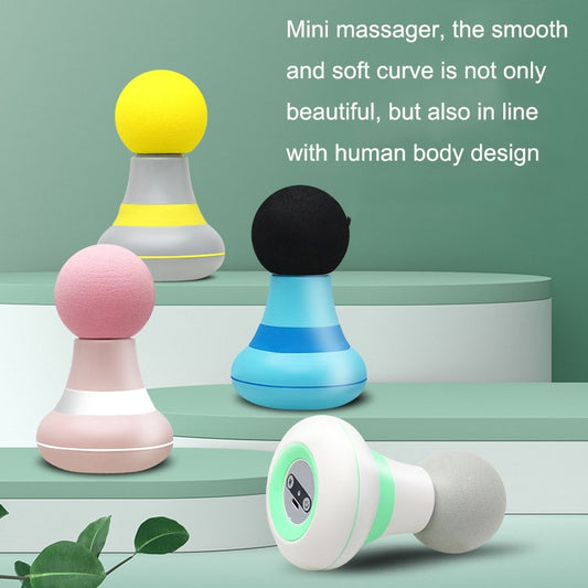 Mini Fascia Device Smart Whole Body Muscle Vibrating Massage Relaxer, Style:, Ordinary Model (Blue), Ordinary Model (Yellow), Ordinary Model (Pink), Ordinary Model (Green), Enhanced Model (Blue), Enhanced Model (Yellow), Enhanced Model (Green)���������...