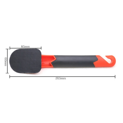 Handle + Sponge Long Handle Car Tire Varnishing Brush Tire Waxing Brush Sponge, 10PCS Sponge, Handle + Sponge