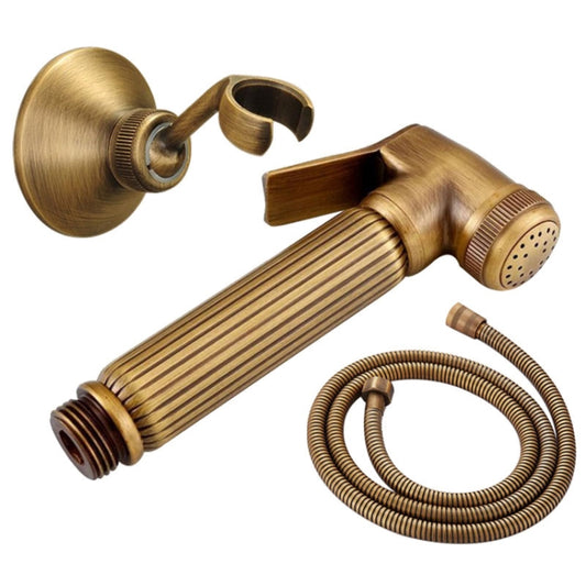 Multifunctional Wome Washers Pressure With Water Stop Woman Wash Nozzle, Style:, Antique + Hose + Bracket, Chrome, Gold, Black Antique, Antique