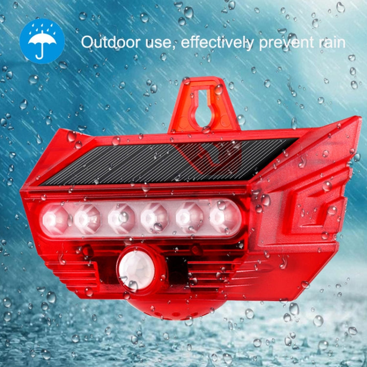 RC-710 Solar Burglar Alarm Light Remote Control Human Body Induction Drive