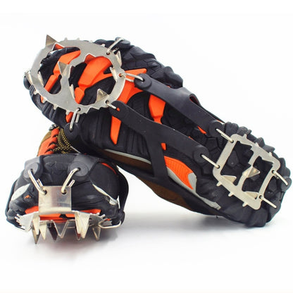 1 Pair  18 Large Spikes Crampons Outdoor Winter Walk Ice Fishing Snow Shoe Spikes,Size: