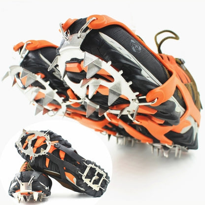 1 Pair  18 Large Spikes Crampons Outdoor Winter Walk Ice Fishing Snow Shoe Spikes,Size: