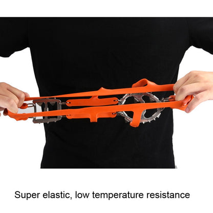 1 Pair  18 Large Spikes Crampons Outdoor Winter Walk Ice Fishing Snow Shoe Spikes,Size: