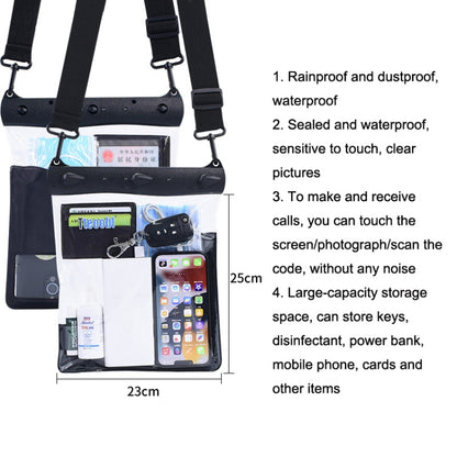 Tteoobl T-019A Sundries Storage Bag Phone Waterproof Shoulder Messenger Bag