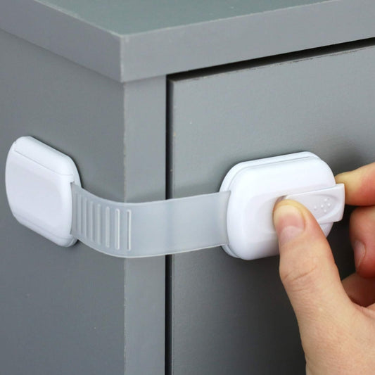 Slide Adjust Baby Safety Lock Refrigerator Drawer Lock, Drawer Lock