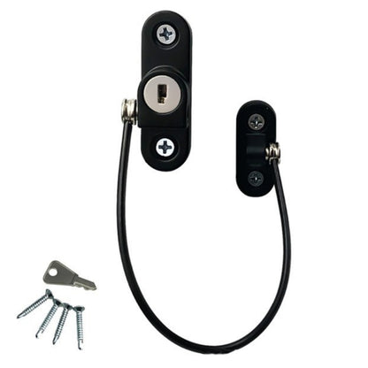 Children High-rise Anti-fall Safety Lock Window Push Limiter, Color:, White, Black, White (Thick), Black (Thick), White (Special Thick), Black (Special Thick), White (Enhanced), Black (Enhanced), White (High Standard), Black (High Standard)