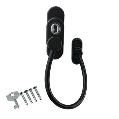 Children High-rise Anti-fall Safety Lock Window Push Limiter, Color:, White, Black, White (Thick), Black (Thick), White (Special Thick), Black (Special Thick), White (Enhanced), Black (Enhanced), White (High Standard), Black (High Standard)
