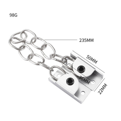 Punching Installation Protection Stainless Steel Window Limit Lock, B Type Silver, B Type White, B Type Black, A Type Silver, A Type Black