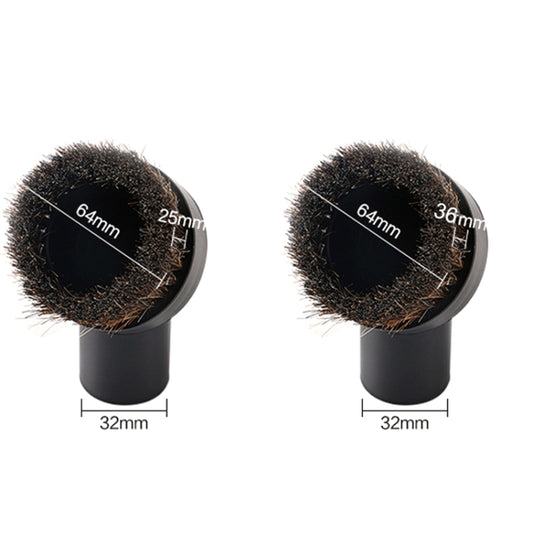 5PCS For Midea Vacuum Cleaner Accessories Horsehair Brush Head, Bristles Length:, 25mm, 36mm