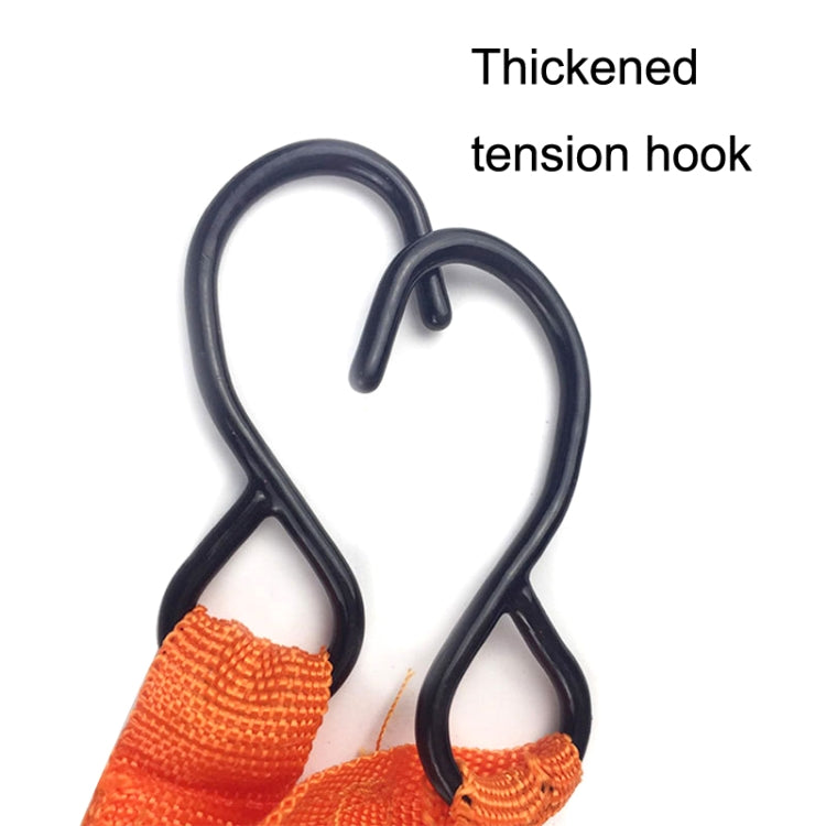 4PCS 15 Inch Tensioner Ratchet Strap Car Ratchet Thread Tensioner, Orange, Black