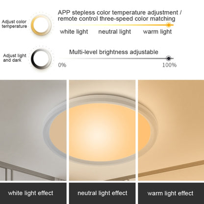 WiFi Bluetooth 2.4G Remote Control LED Ceiling Light, Voltage:, EU Standard 220V-240V, US Standard 110V-130V
