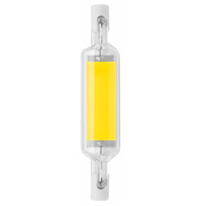 R7S LED COB Dimmer Glass Lamp Double-end Horizontal Plug-in Light, 78MM 10W, 118mm 20W