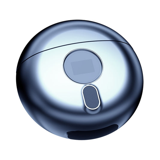 ماكينة حلاقة صغيرة قابلة لإعادة الشحن عبر USB طراز TJ01 Flying Saucer Razor، لون رمادي غامق، لون ذهبي شامبانيا