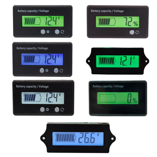 L6133 LCD Electric Motorcycle Power Display, Style:, Button Front White Backlight, Button Rear Green Backlight, Internal Blue Backlight, Button Front Green Backlight, Button Front Blue Backlight, Internal Green Backlight, Single Button Green Backlight