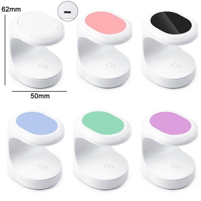 USB Mini Nail Phototherapy Lamp Nail Polish Baking Lamp, Color:, Blue