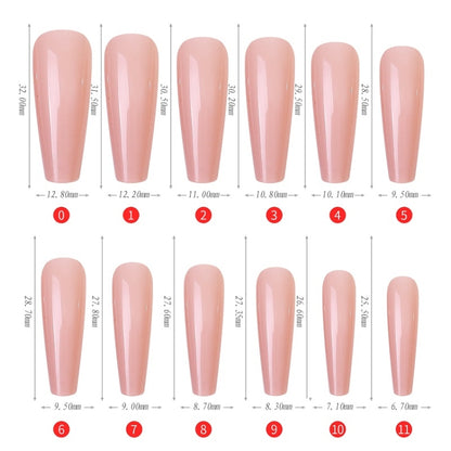 Color Jelly Nail Patch Finished Nail Art, 240 PCS