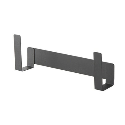 Wall-Mounted Carbon Steel Integrated Pot Lid Holder Kitchen Cutting Board Rack, Black, White