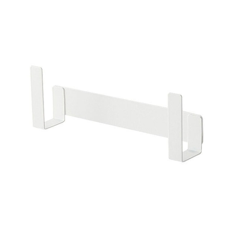 Wall-Mounted Carbon Steel Integrated Pot Lid Holder Kitchen Cutting Board Rack, Black, White