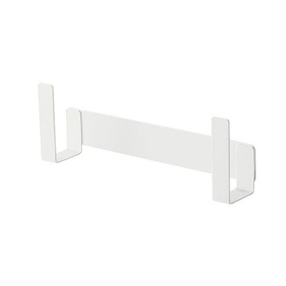 Wall-Mounted Carbon Steel Integrated Pot Lid Holder Kitchen Cutting Board Rack, Black, White