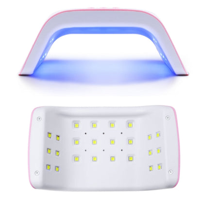 9S Pro 120W Dual Light Source Phototherapy Machine Smart Nail Lamp, Pink, White
