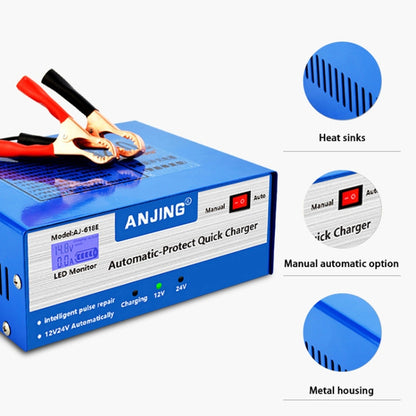 ANJING AJ-618E Battery Charger Car Battery Repairer, EU Plug, US Plug, UK Plug, AU Plug