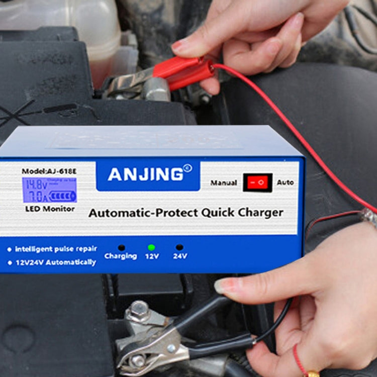 ANJING AJ-618E Battery Charger Car Battery Repairer, EU Plug, US Plug, UK Plug, AU Plug